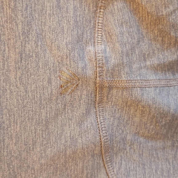 Forever 21 workout leggings atletic light blue mesh panel boho gym essentials - Picture 8 of 16